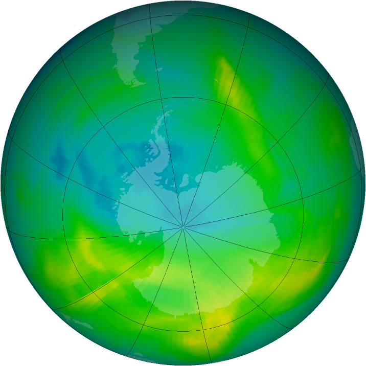 Ozone Map 1980-11-17